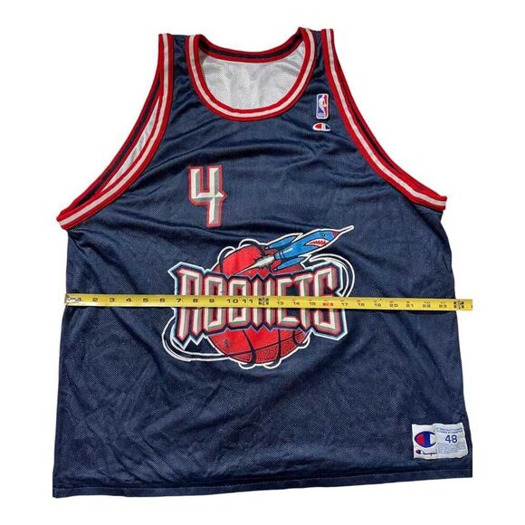 Vintage Charles Barkley Houston Rockets Jersey Mens 48 Reversible‎ Champion - Picture 9 of 10